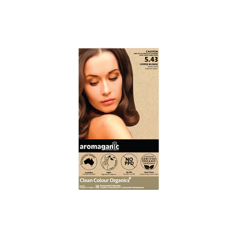Aromaganic Clean Colour Organics 5.43 Copper Blonde