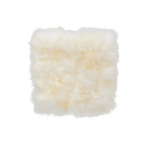 Auskin Longwool Cushion IVORY