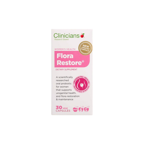 Clinicians Flora Restore 30 VegeCapsules