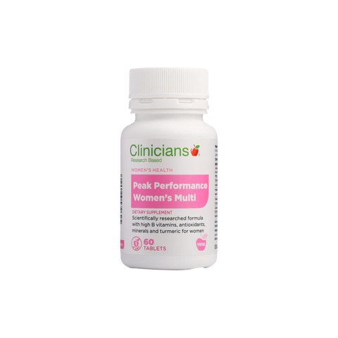 Clinicians Peak Performance Women's Multivitamin 60 Tablets