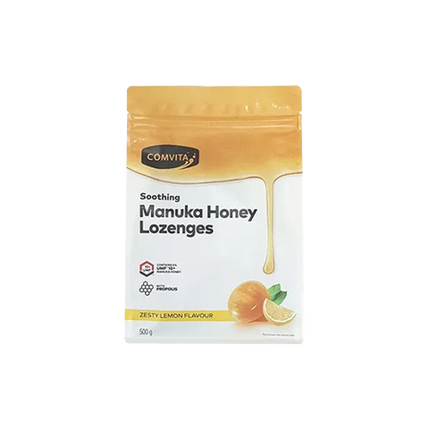 Comvita Soothing Manuka Honey Zesty Lemon Lozenges