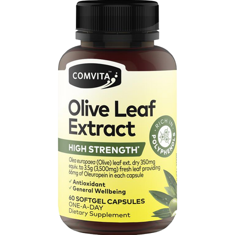 Comvita Olive Leaf Extract High Strength 60 Softgel Capsules