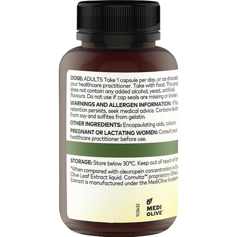 Comvita Olive Leaf Extract High Strength 60 Softgel Capsules