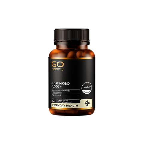 GO Healthy Go Ginkgo 9000+ 60 Vege Capsules
