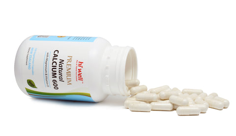 Hi Well Premium Natural Calcium 120 Vege Capsules