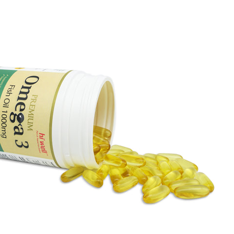 Hi Well Omega 3 with Vitamin E 200 Softgels