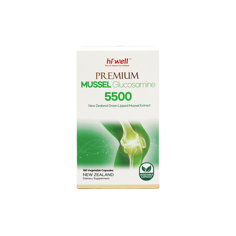 Hi Well Premium Mussel Glucosamine 5500 180 Capsules