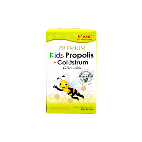 Hi Well Premium Kids Propolis Plus Colostrum 180 Tablets