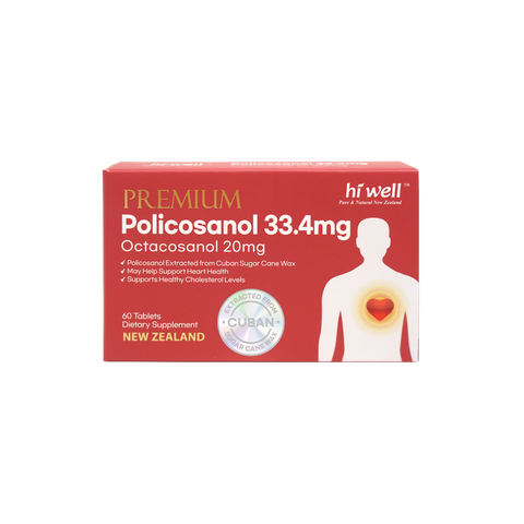 Hi Well Premium Policosanol 60 Tablets