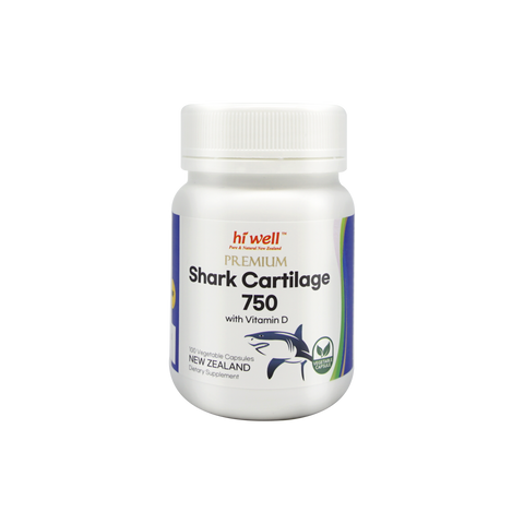 Hi Well Premium Shark Cartilage 750 100 Vege Capsules