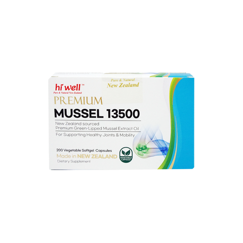 Hi Well Premium Mussel 13500 200 Vegetable Softgel Capsules