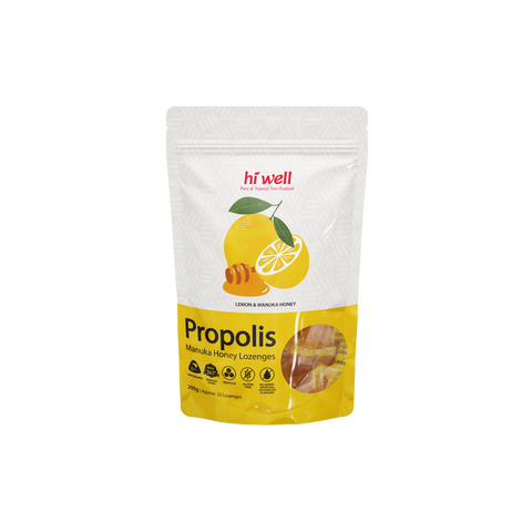 Hi Well Propolis Manuka Honey Lozenges Lemon&Manuka Honey 200g