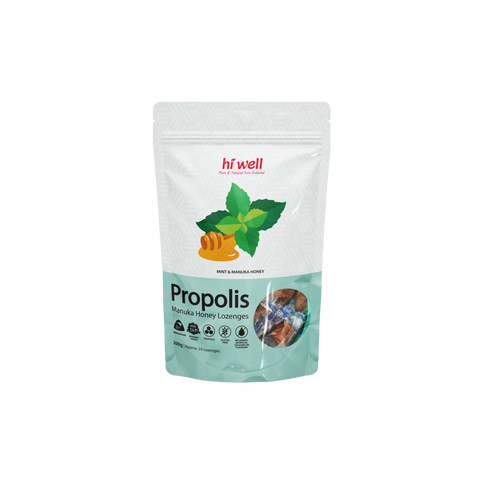 Hi Well Propolis Manuka Honey Lozenges Mint&Manuka Honey 200g