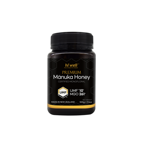 Hi Well Premium Manuka Honey UMF 10+ 500g (MGO 261)