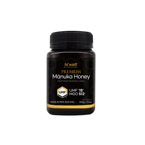 Hi Well Premium Manuka Honey UMF 15+ 500g (MGO 512)