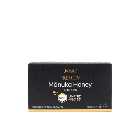 Hi Well Premium Manuka Honey UMF 10+ Sticks 360g (12g x 30's)
