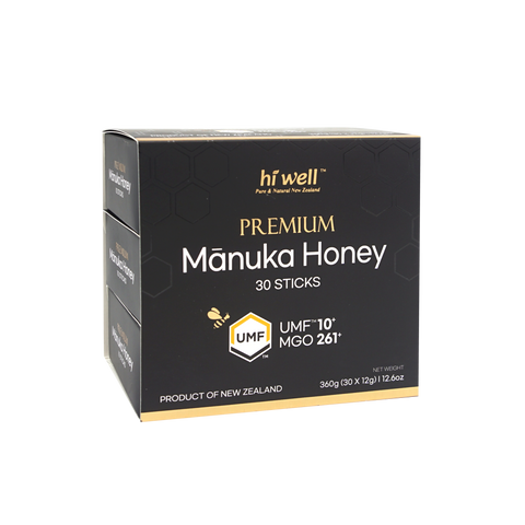Hi Well Premium Manuka Honey UMF 10+ Sticks 360g (12g x 30's)