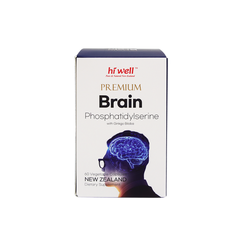 Hi Well Brain Phosphatidylserine with Ginkgo Biloba 60 Vege Capsules