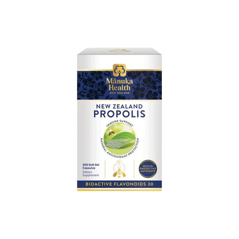 Manuka Health BIO30 Premium New Zealand Propolis 500 Capsules
