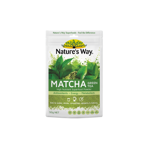 Nature's Way Matcha Green Tea Superfood Powder 50g