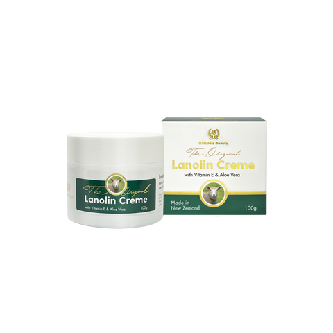 Natures Beauty Lanolin Creme with Vitamin E & Aloe Vera 100g