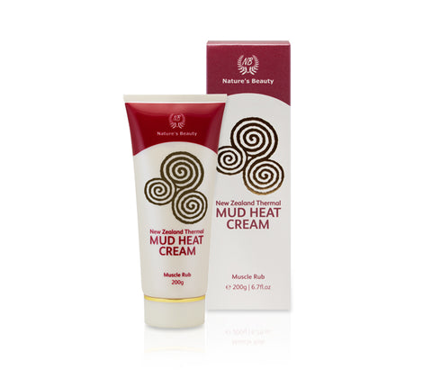 Natures Beauty New Zealand Thermal Mud Heat Cream 200g
