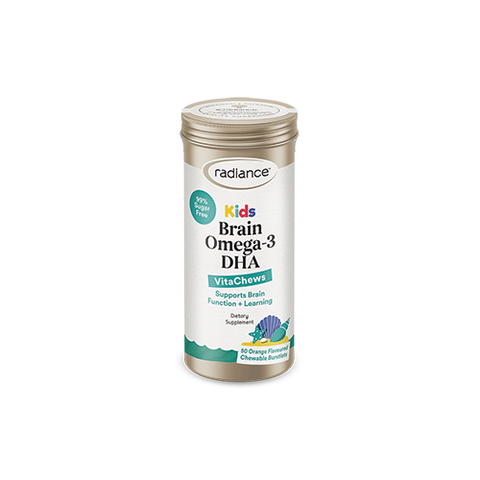 Radiance Kids Brain Omega 3 DHA VitaChews 50 Burstlets