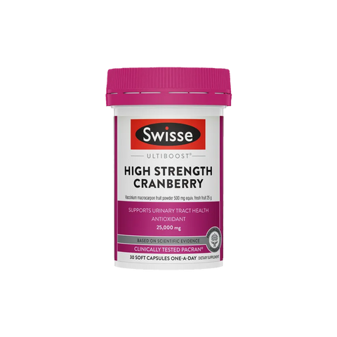 Swisse Ultiboost High Strength Cranberry 30 Soft Capsules