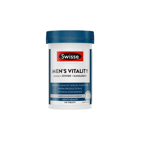 Swisse Mens Vitality Maca + Oyster + Kangaroo 120 Tablets