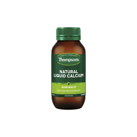Thompson's Natural Liquid Calcium 60 Capsules