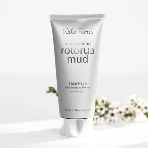 Wild Ferns New Zealand Rotorua Mud Face Pack with Manuka Honey 95ml