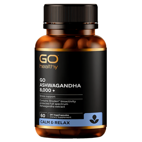 Go Healthy Go ASHWAGANDHA 8,000+ 60 VegeCapsules