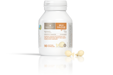 Bio Island Milk Calcium 90 Soft Capsules