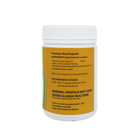 Hi Well Premium Bee Propolis 1000 500 Softgels