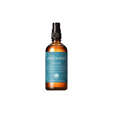 Antipodes Ananda H2O Ultra-Hydrating Calming Mist with Manuka Black Fern&Bulgarian Rose