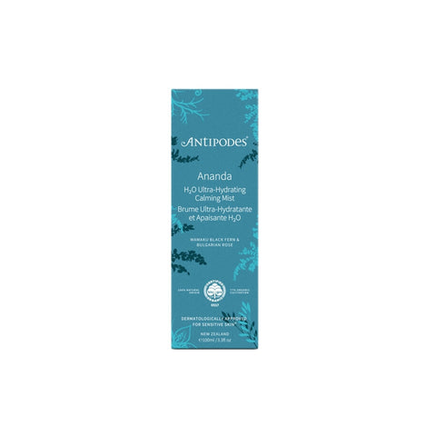 Antipodes Ananda H2O Ultra-Hydrating Calming Mist with Manuka Black Fern&Bulgarian Rose