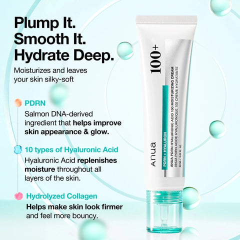 ANUA PDRN Hyaluronic acid 100 Moisture Cream 60ml