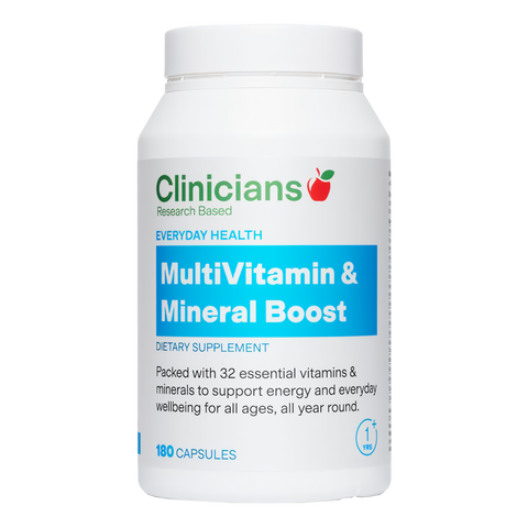 Clinicians Multivitamin & Mineral Boost 180 Capsules