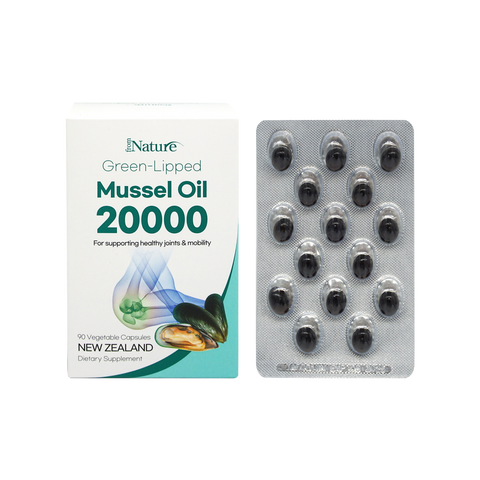 From Nature Green Lipped Mussel Oil 20000 90 Vegetable Capsules