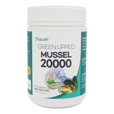 From Nature Green Lipped Mussel 20000 300 Capsules