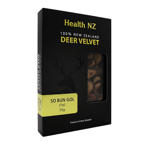 Health NZ 100% New Zealand Deer Velvet So Bun Gol 75g