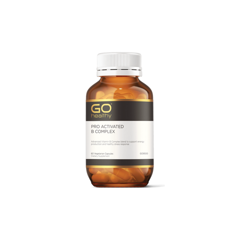 GO Healthy Go Pro Activated B Complex 60 Vege Capsules