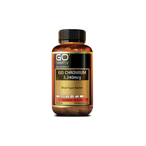 GO Healthy Go Chromium 3340mcg 120 Vege Capsules