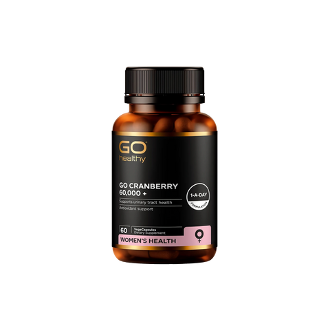GO Healthy Go Cranberry 60000+ 60 Vege Capsules