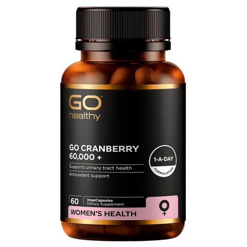GO Healthy Go Cranberry 60000+ 60 Vege Capsules