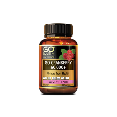 GO Healthy Go Cranberry 60000+ 60 Vege Capsules