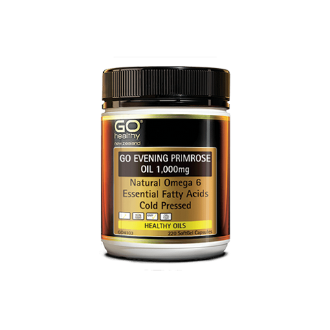 GO Healthy Go Evening Primrose Oil (EPO) 1000mg 220 Softgels