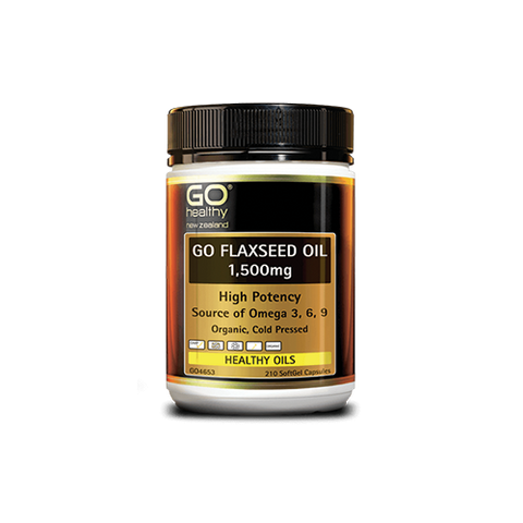 GO Healthy Go Flaxseed Oil 1500mg 210 Soft Gels