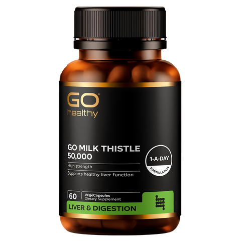 GO Healthy Go Milk Thistle 50000 60 Vege Capsules