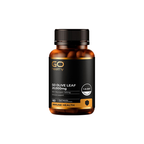GO Healthy Go Olive Leaf 20000mg 60 Vege Capsules